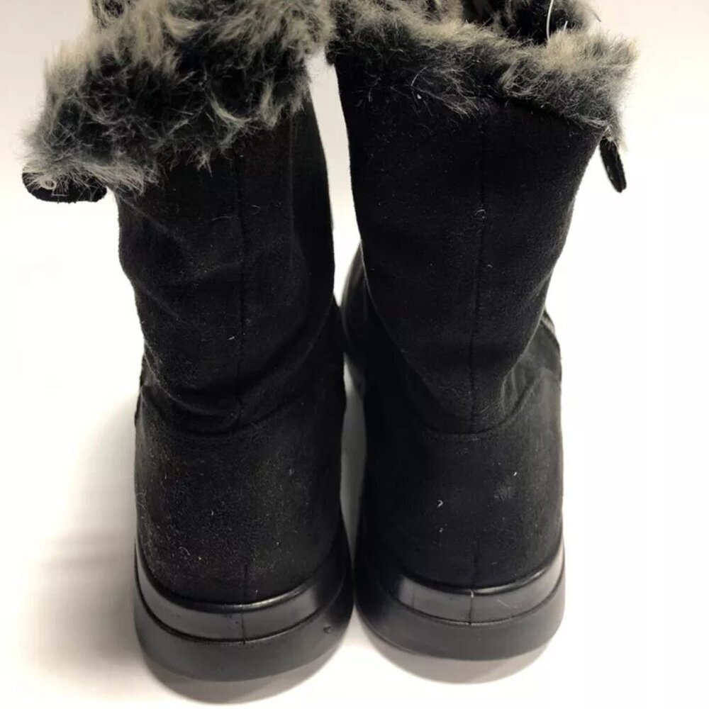 Tundra Women’s Miriam, Black Zip Mid Calf Boots, Size 10M - Picture 4 of 6